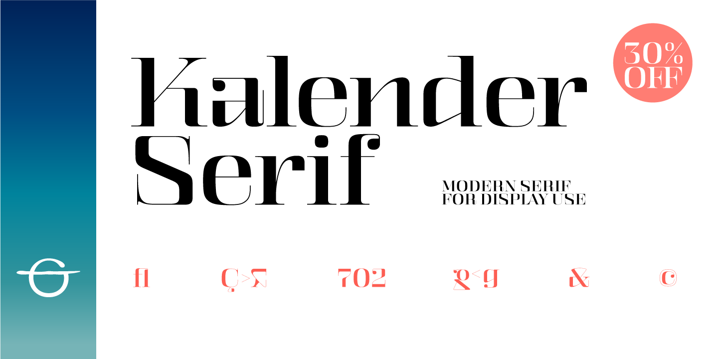 Example font Kalender Serif #16